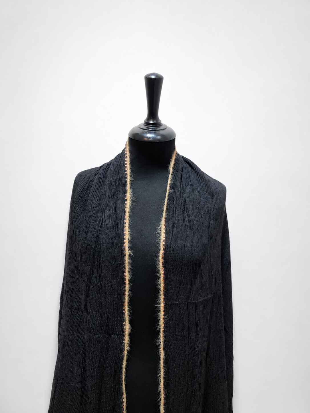 Luxury Crinkle-Chiffon Stole