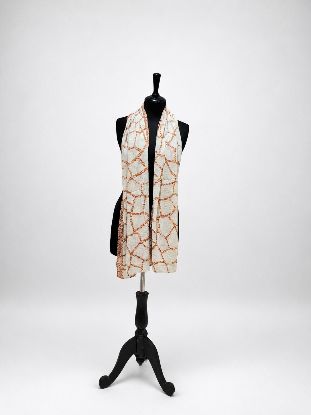 Luxury Crinkle-Chiffon Stole
