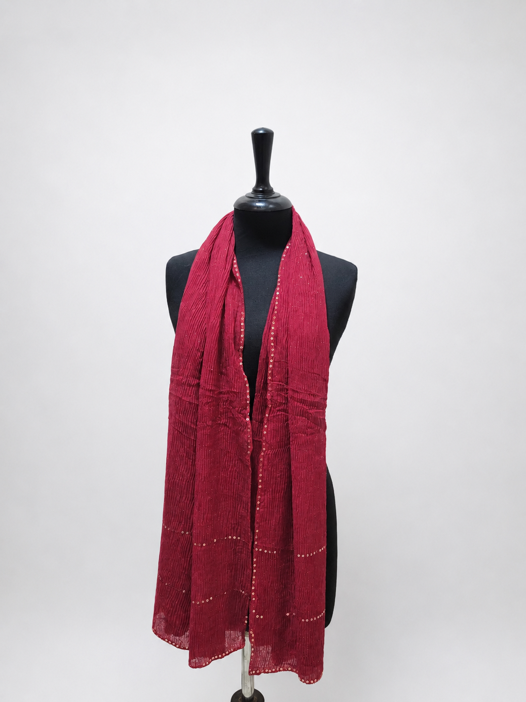 Luxury Crinkle-Tilla Chiffon Stole
