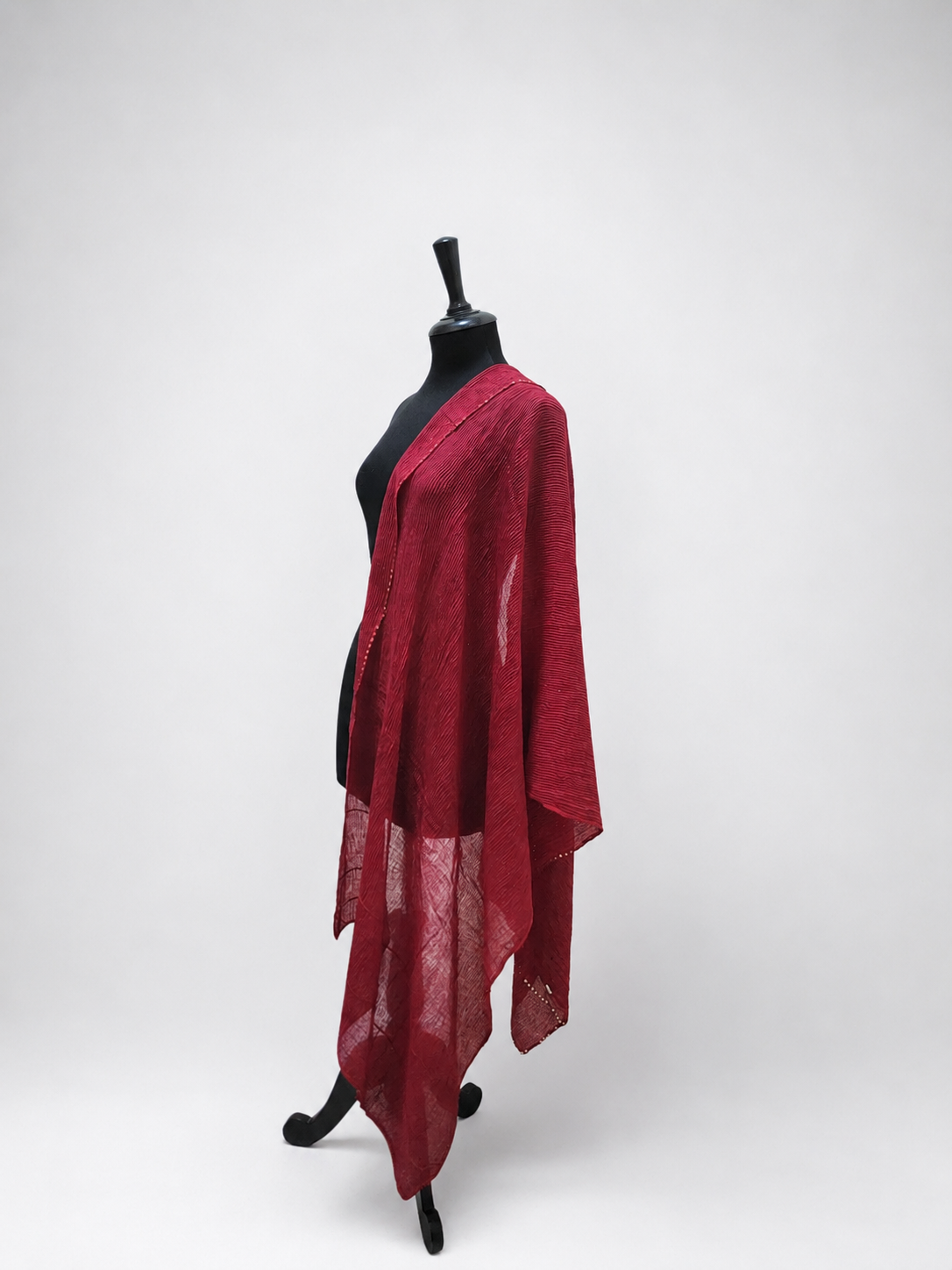 Luxury Crinkle-Tilla Chiffon Stole