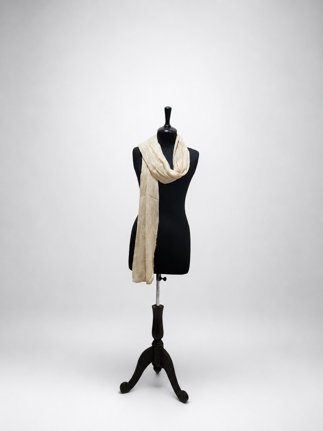 Luxury Crinkle-Chiffon Stole
