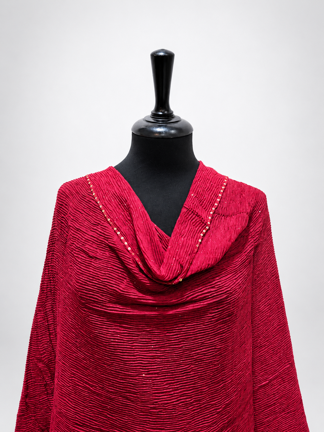Luxury Crinkle-Tilla Chiffon Stole