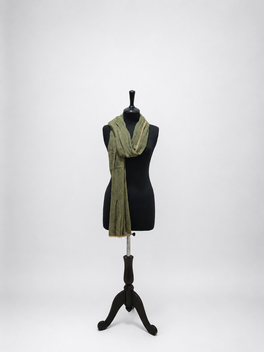 Luxury Crinkle-Chiffon Stole