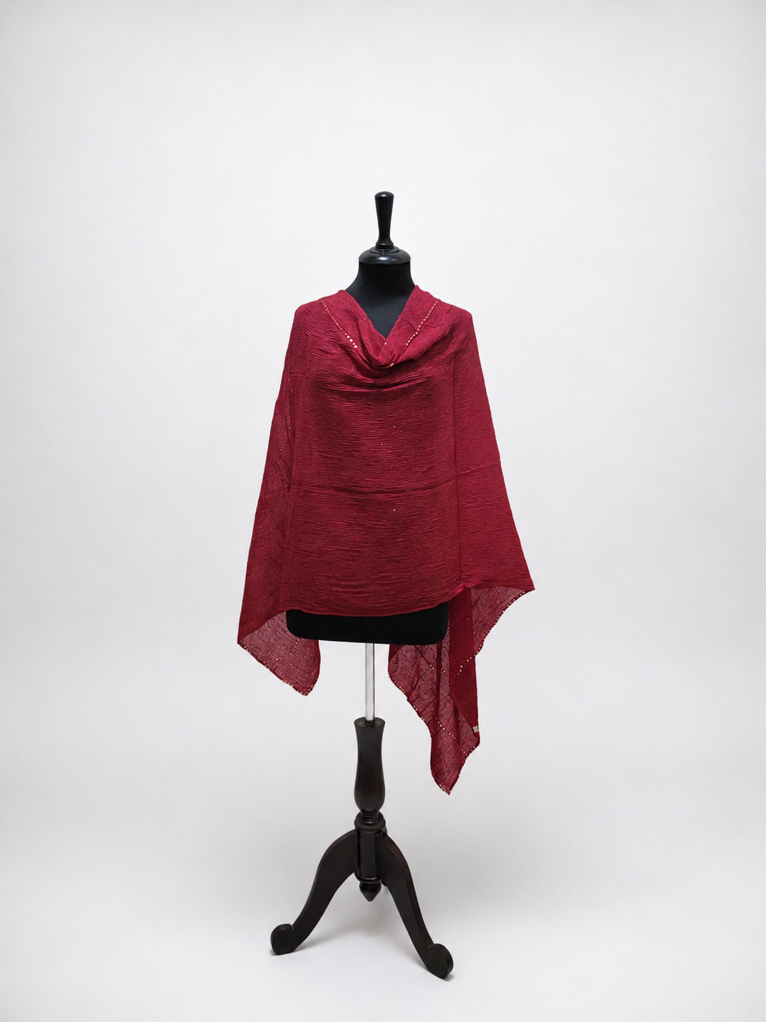Luxury Crinkle-Tilla Chiffon Stole