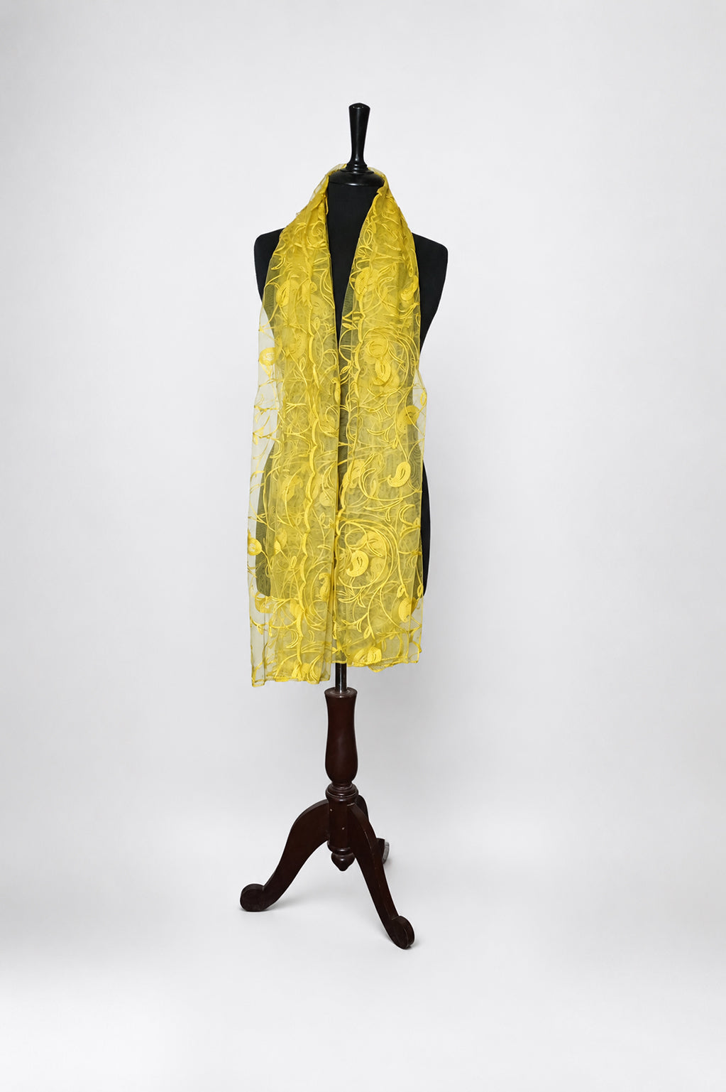 Bridal & Festive Embroidered Net Dupatta