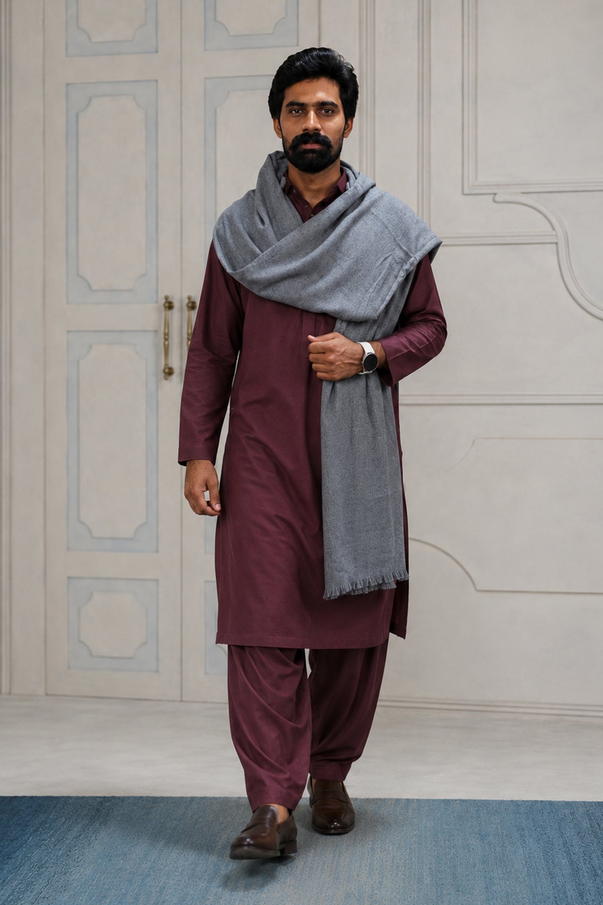 Premium Plain Rabbit Wool Men Wear