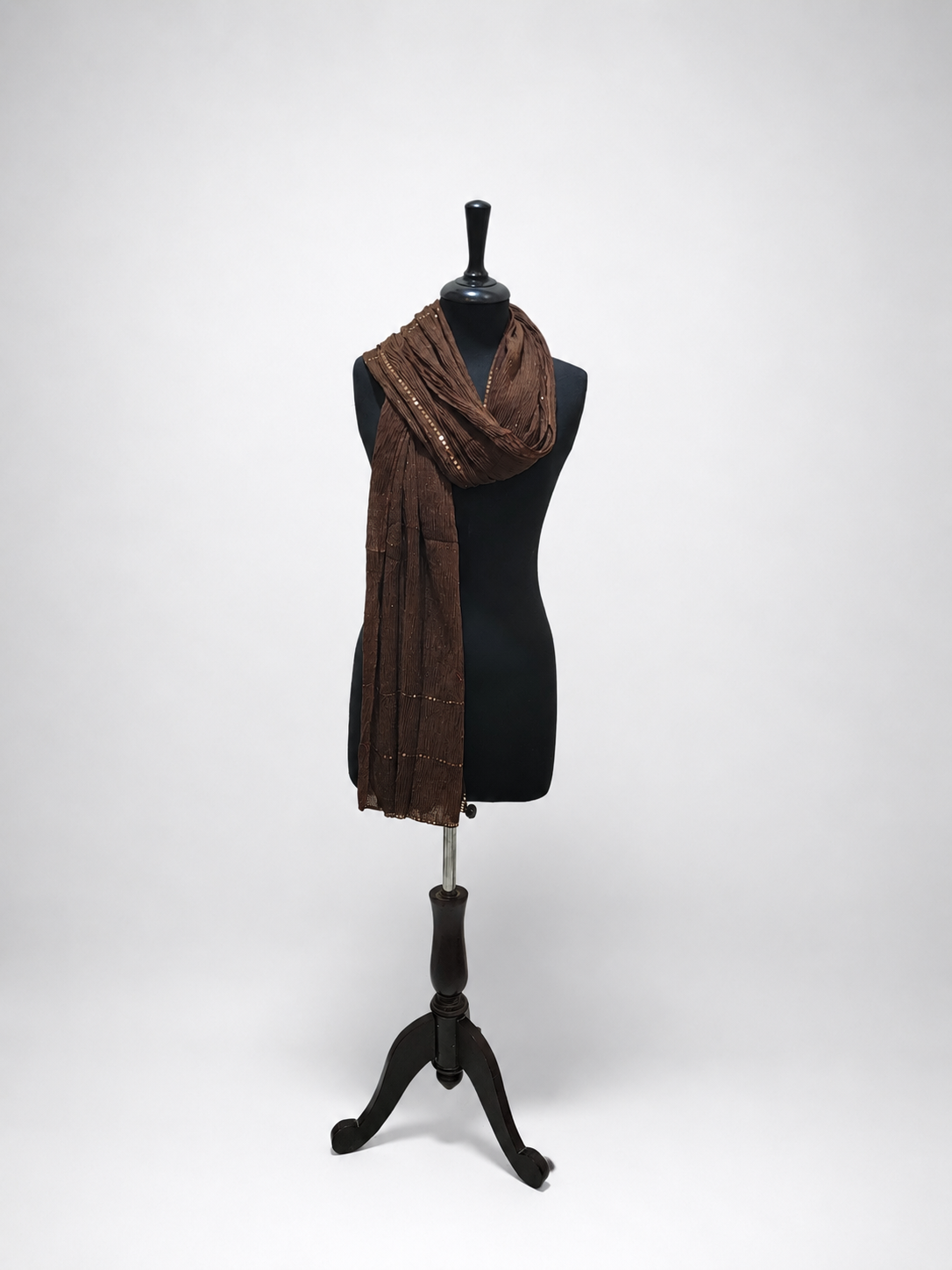 Luxury Crinkle-Tilla Chiffon Stole