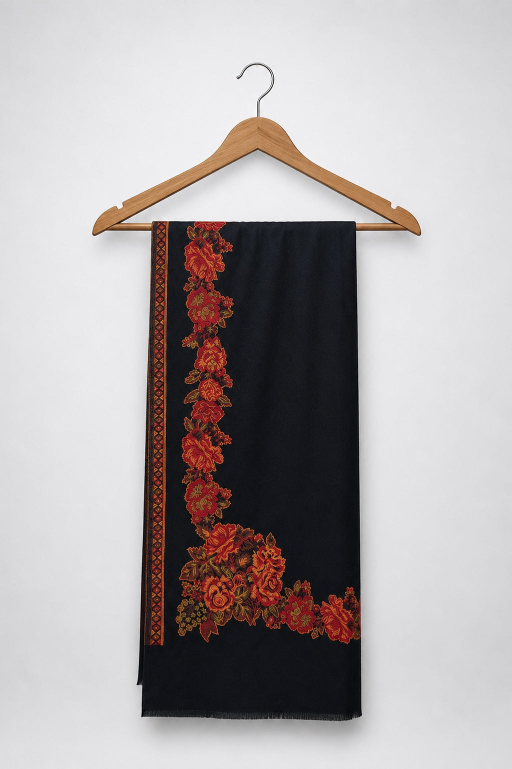 Premium Kani Shawl with Kashmiri-Inspired Floral Motifs