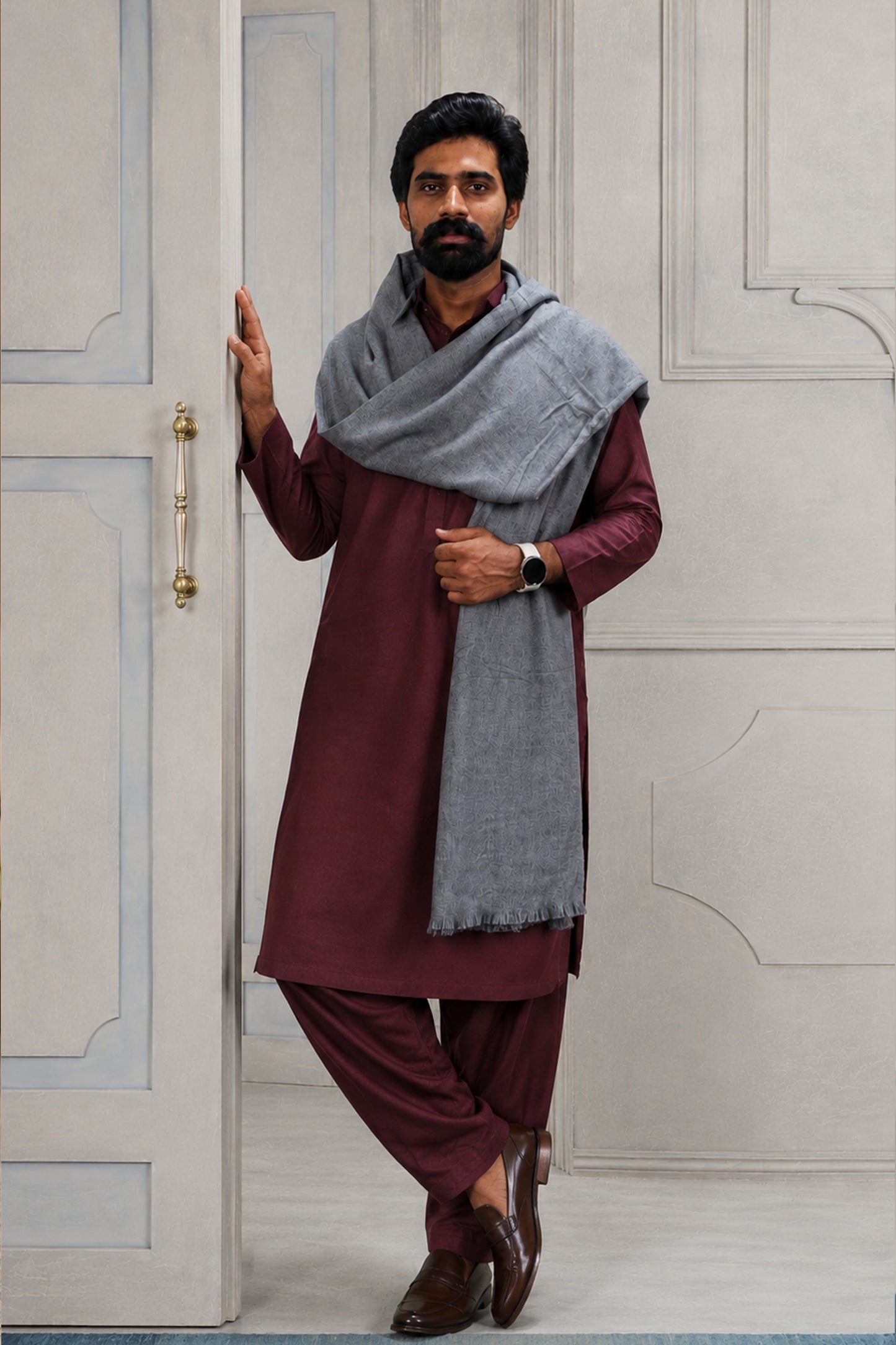 Premium Plain Rabbit Wool Men Wear