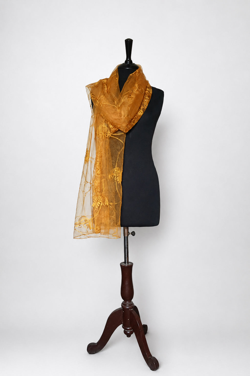Bridal & Festive Embroidered Net Dupatta