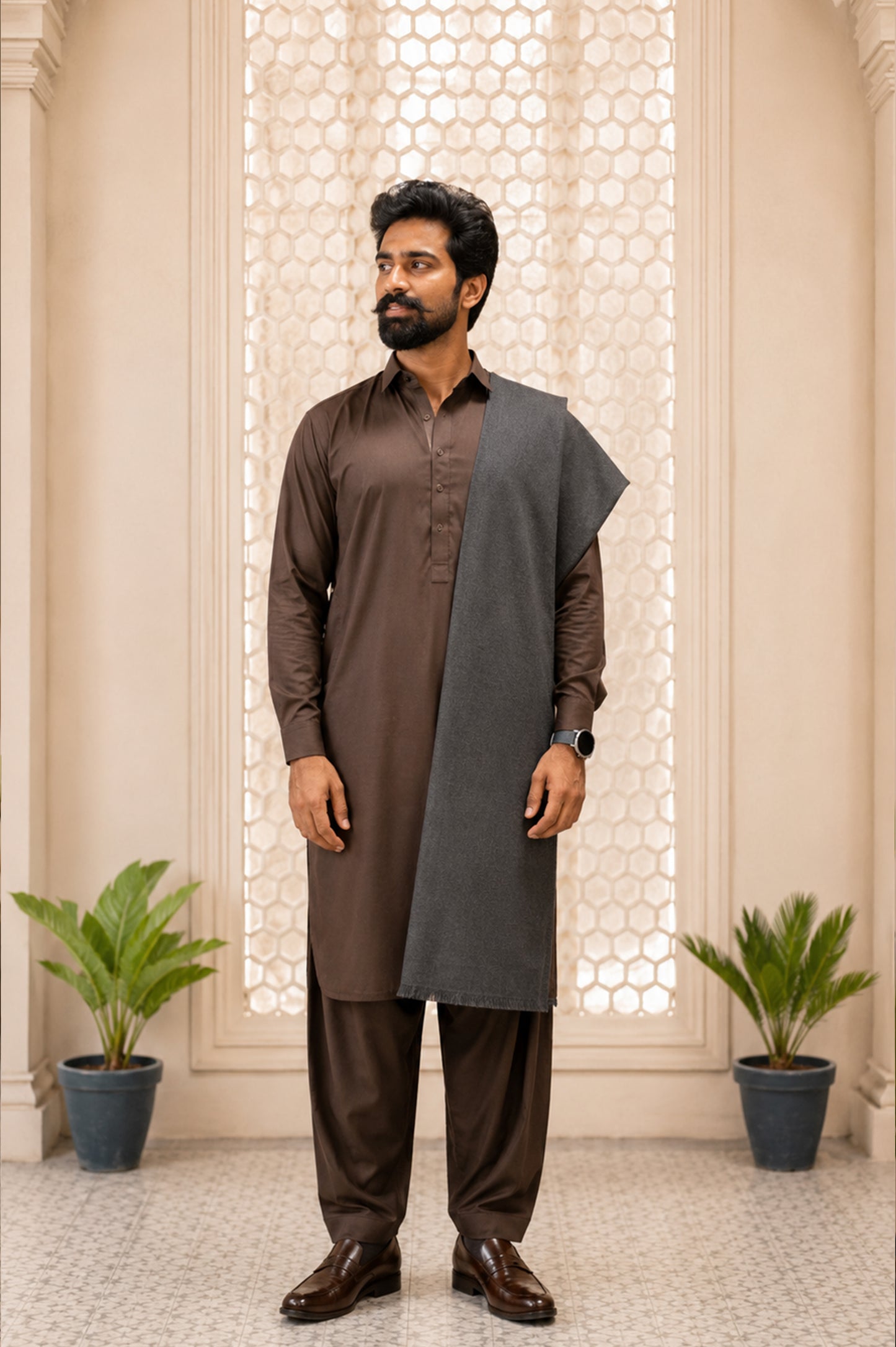 Premium Plain Rabbit Wool Men Wear