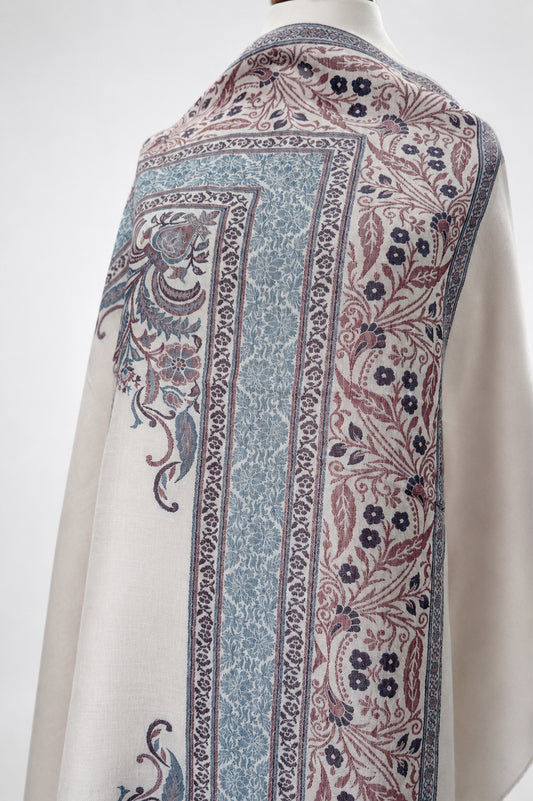 Premium Kani Shawl with Kashmiri Floral Motifs