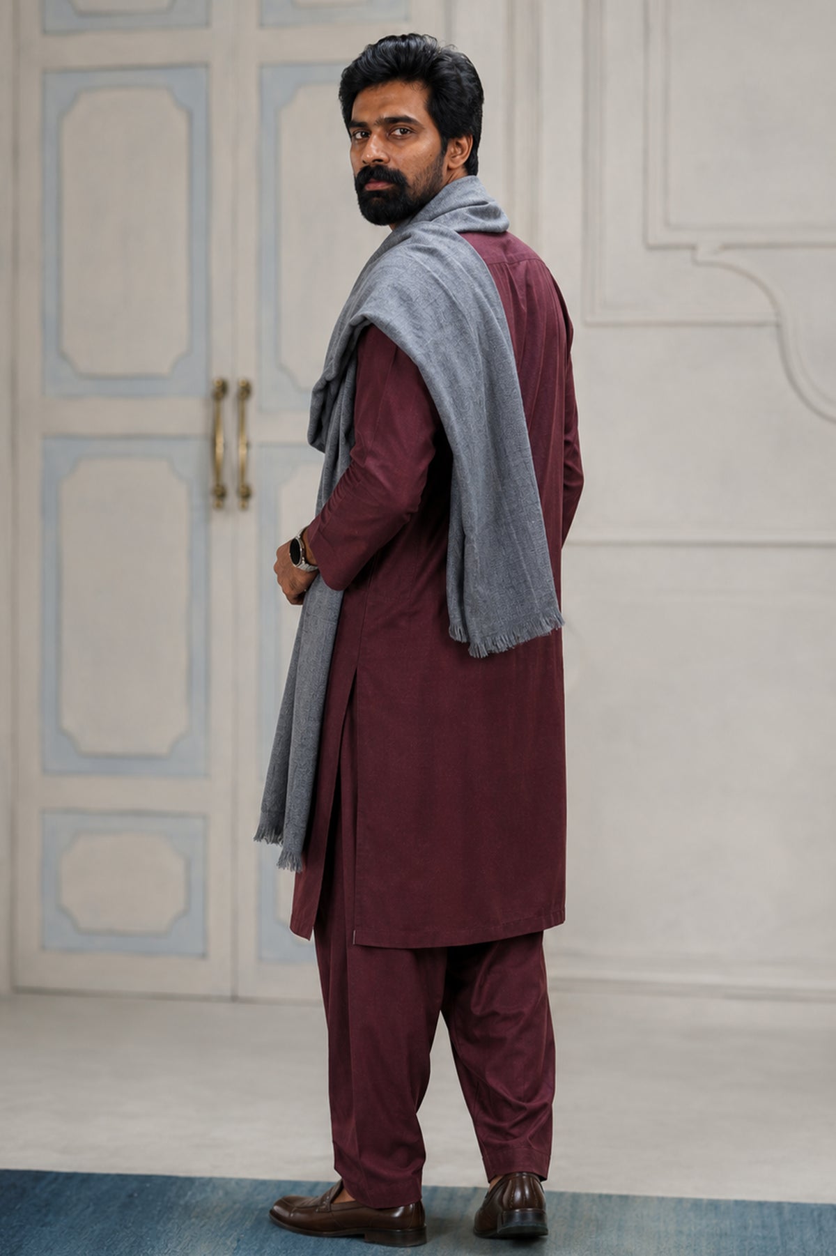 Premium Plain Rabbit Wool Men Wear