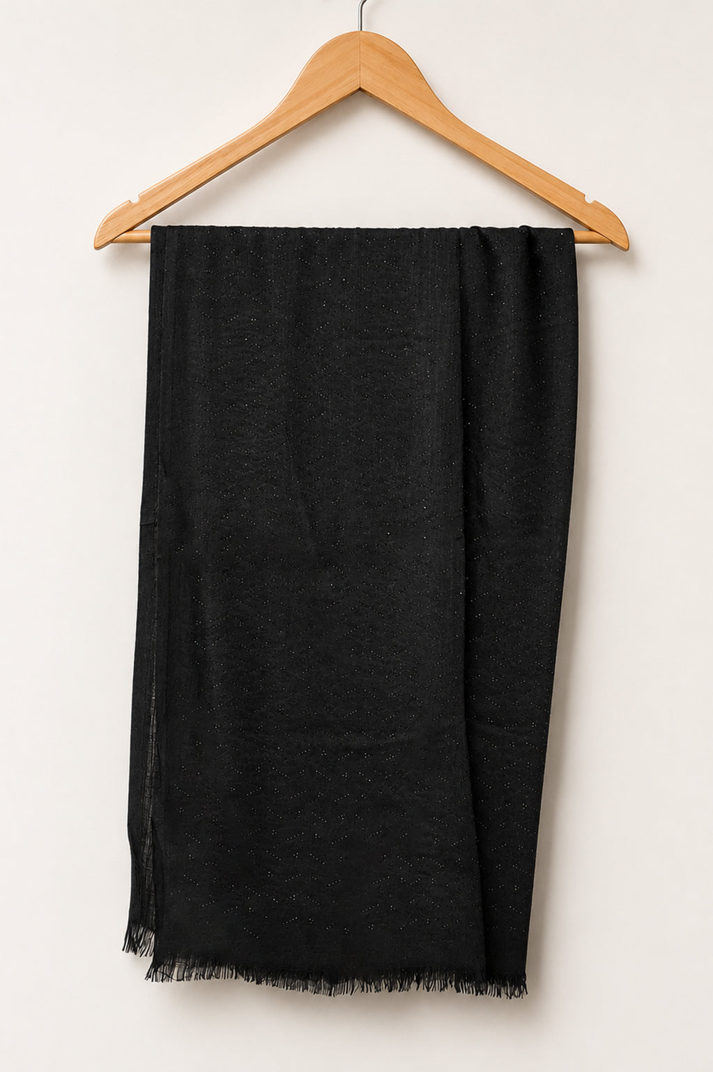 Midnight Crystal Premium Wool Stole