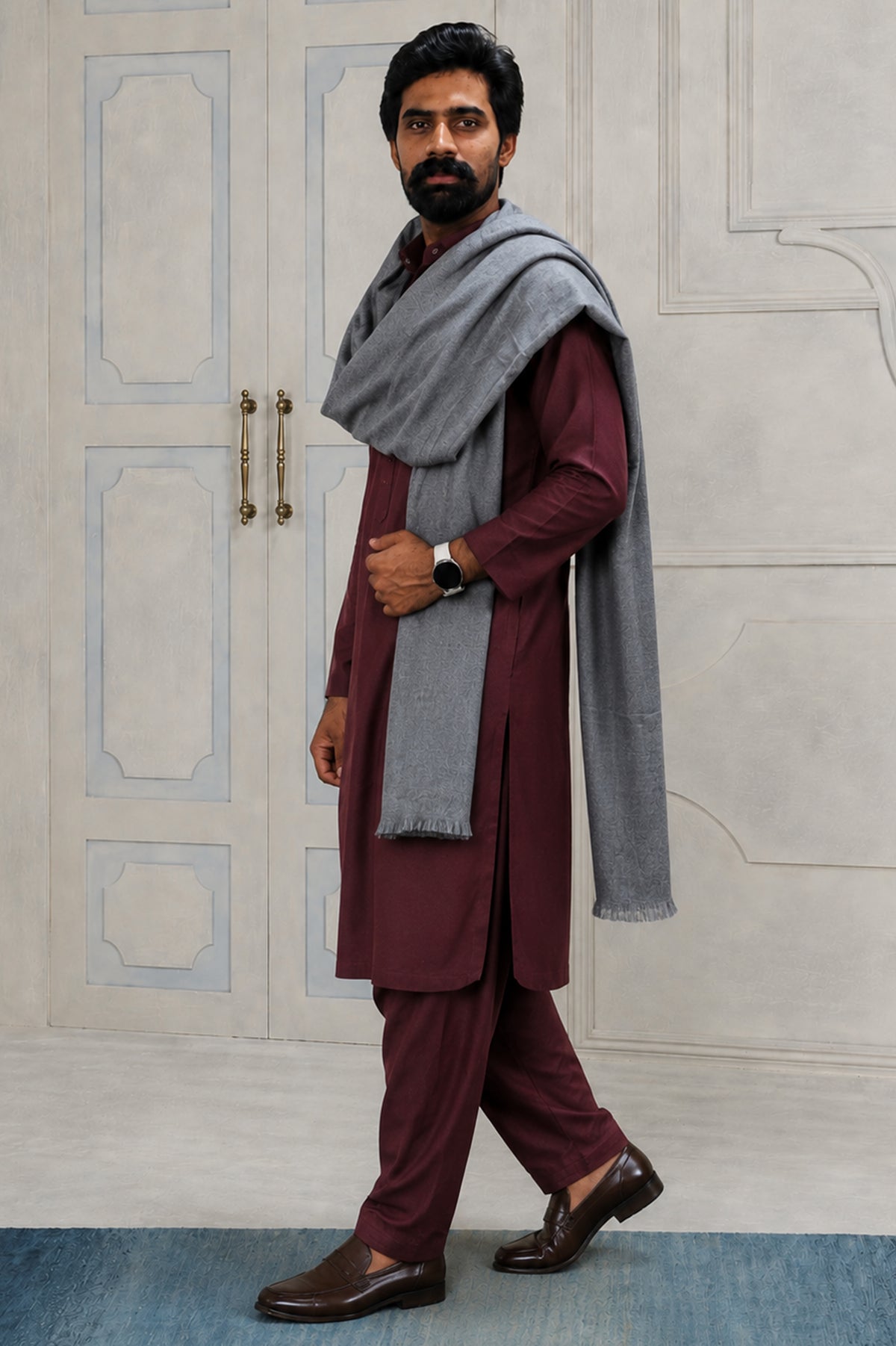 Premium Plain Rabbit Wool Men Wear