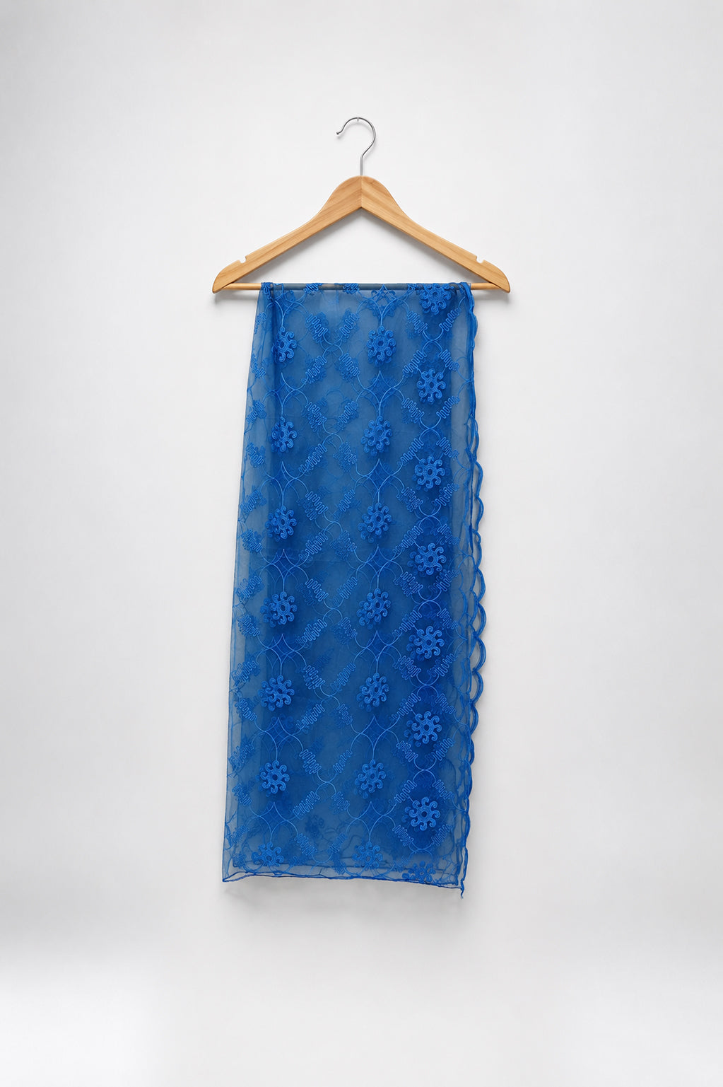 Bridal & Festive Embroidered Net Dupatta