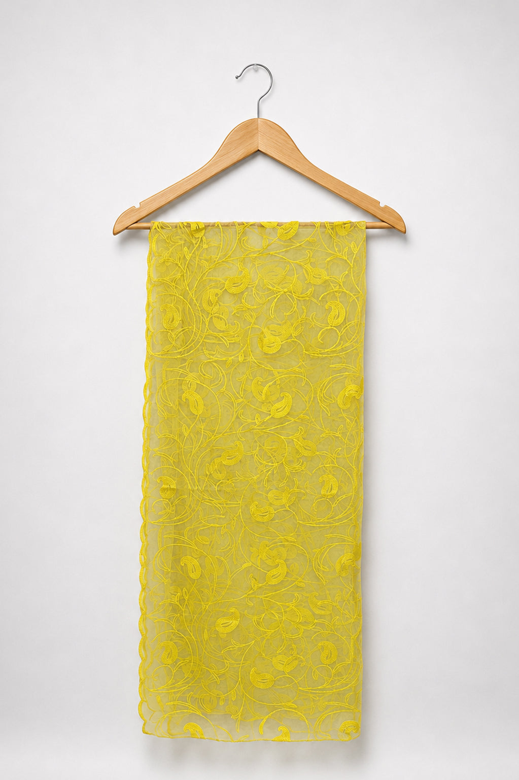 Bridal & Festive Embroidered Net Dupatta