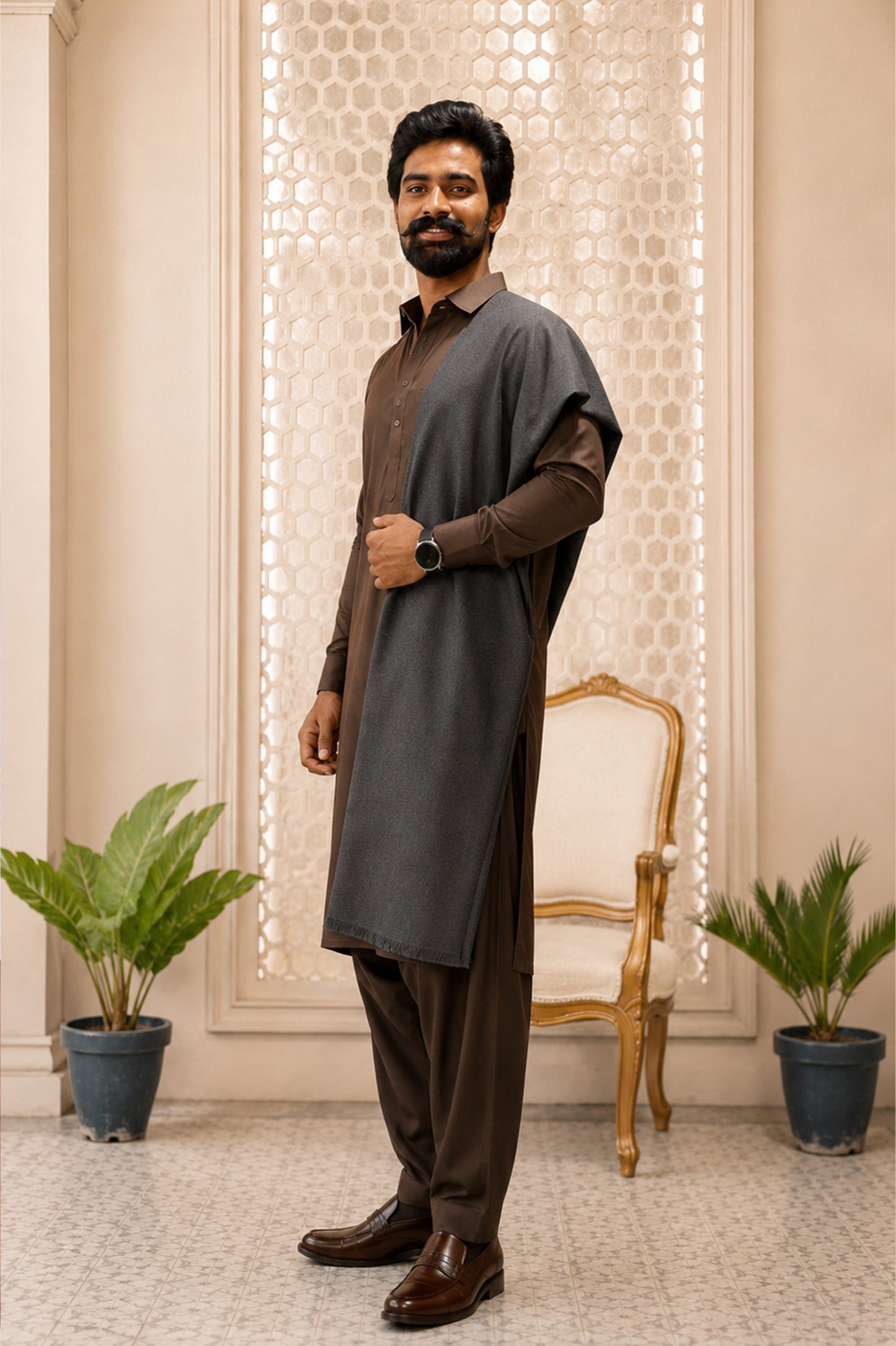 Premium Plain Rabbit Wool Men Wear