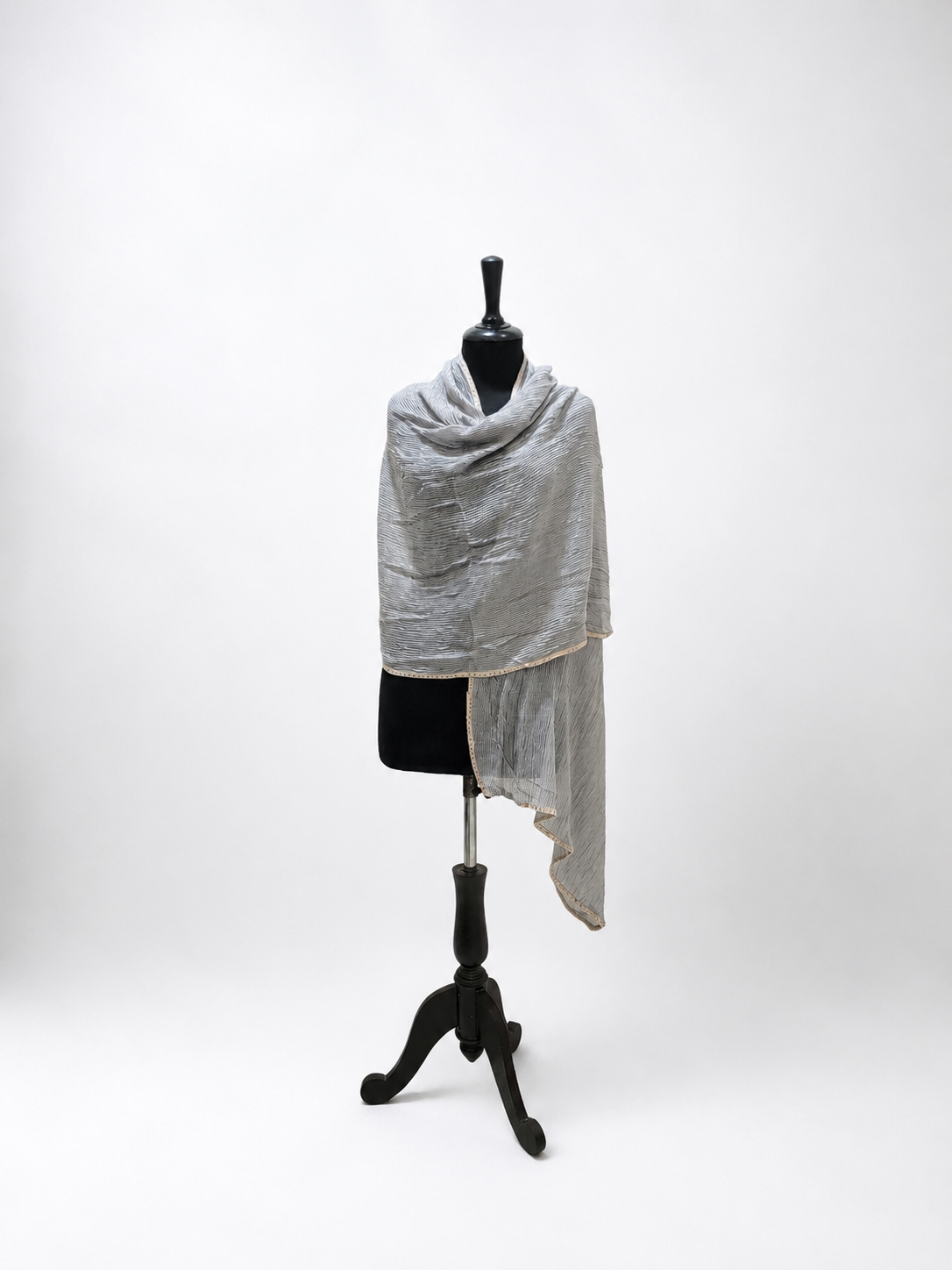 Luxury Crinkle-Tilla Chiffon Stole