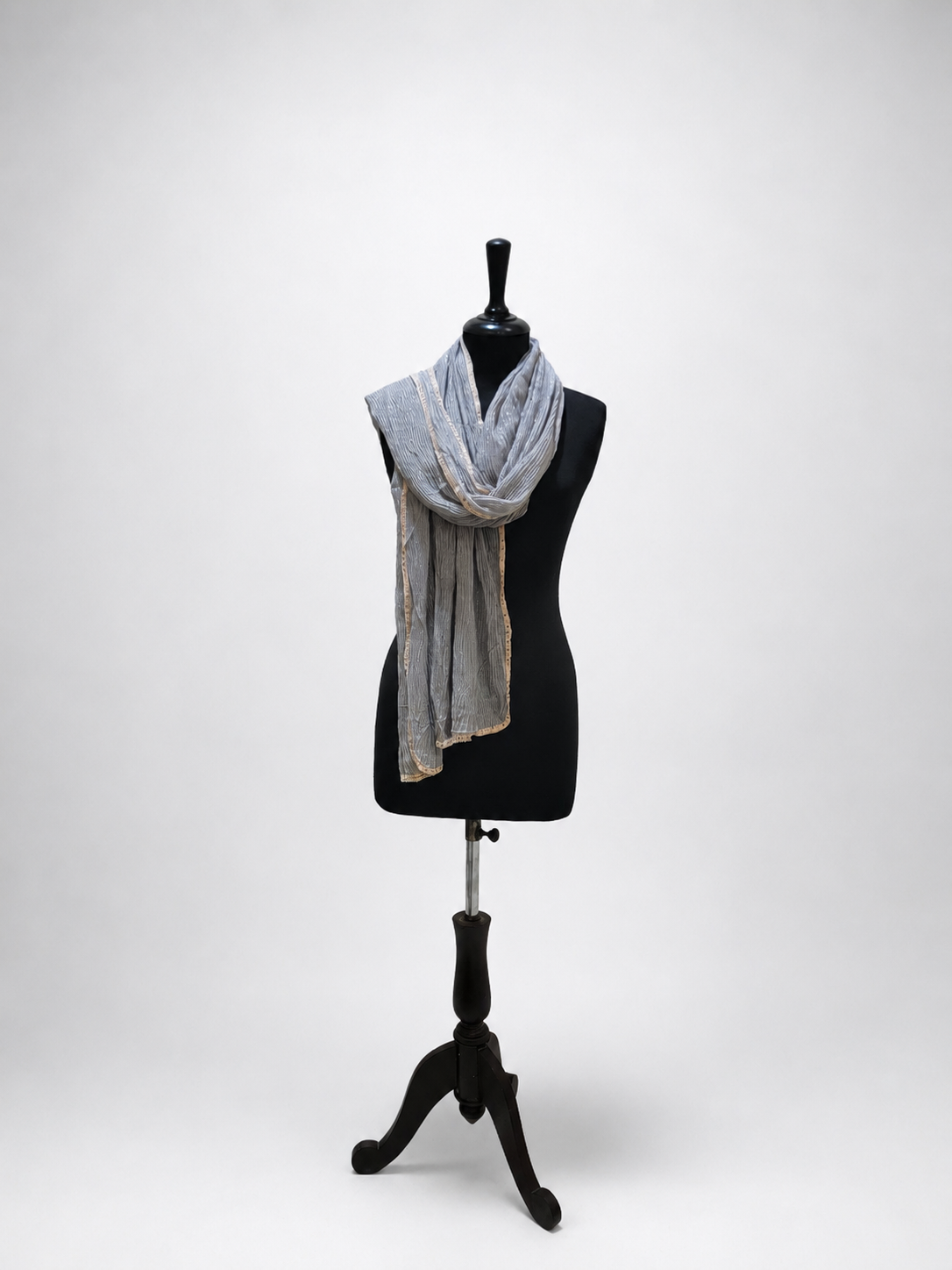 Luxury Crinkle-Tilla Chiffon Stole