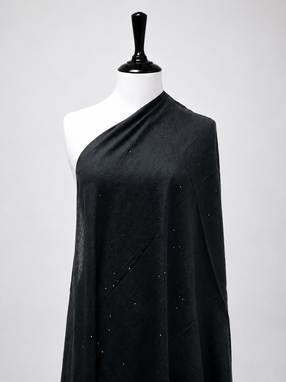 Midnight Crystal Premium Wool Stole