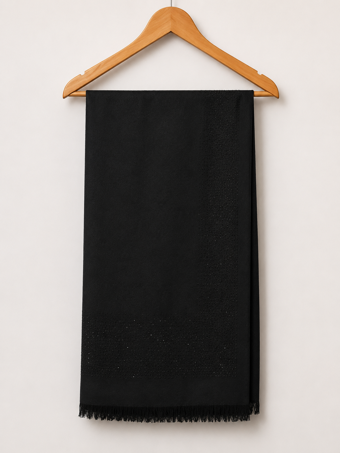 Midnight Crystal Premium Wool Stole