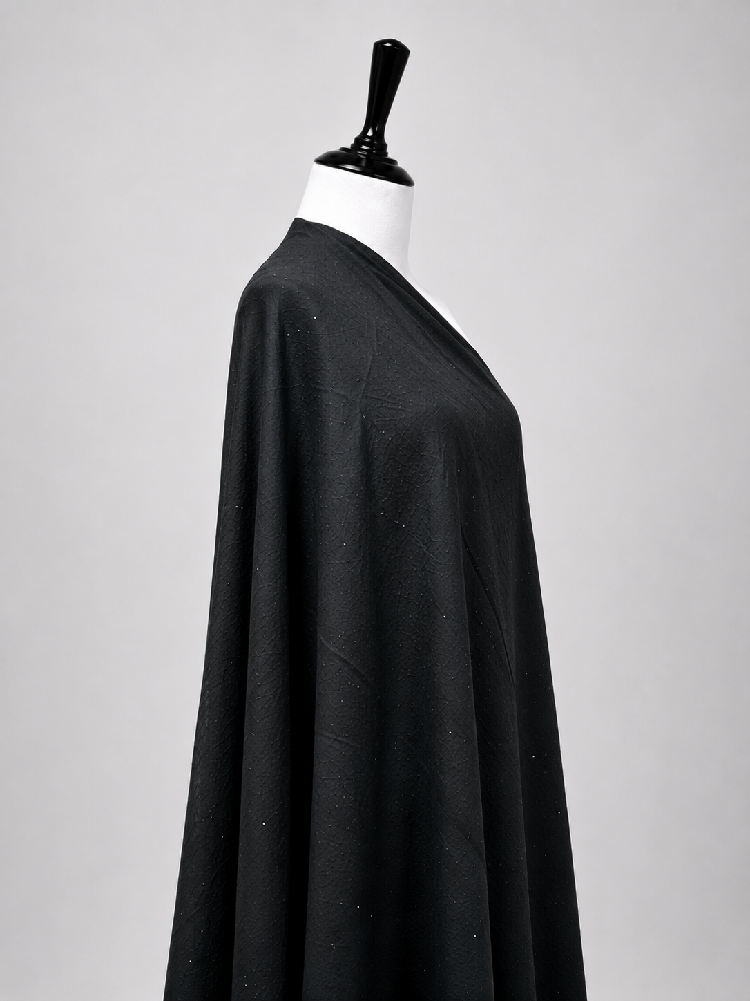 Midnight Crystal Premium Wool Stole