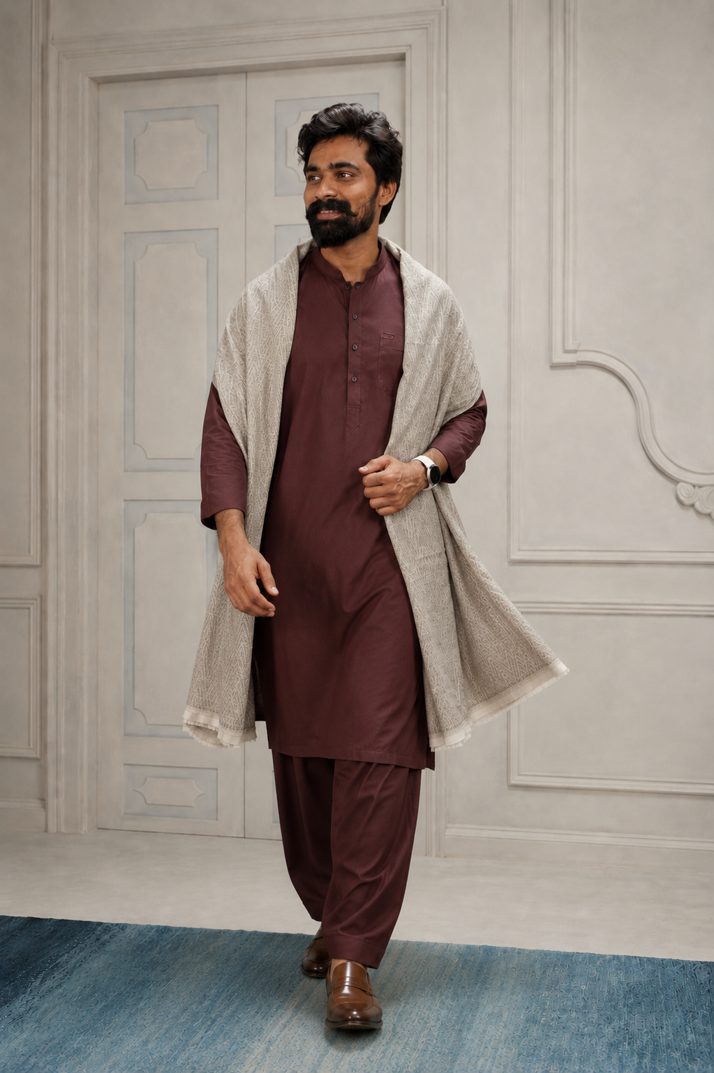 Premium Texture Rabbit Wool Men Wear