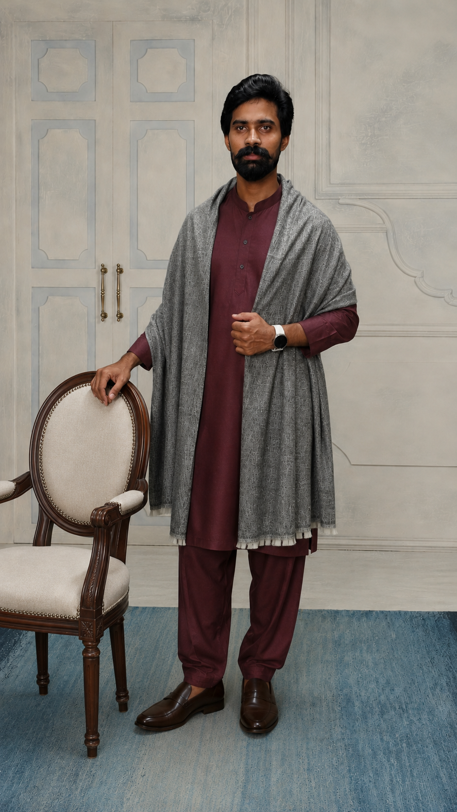 Premium Texture Rabbit Wool Men Wear