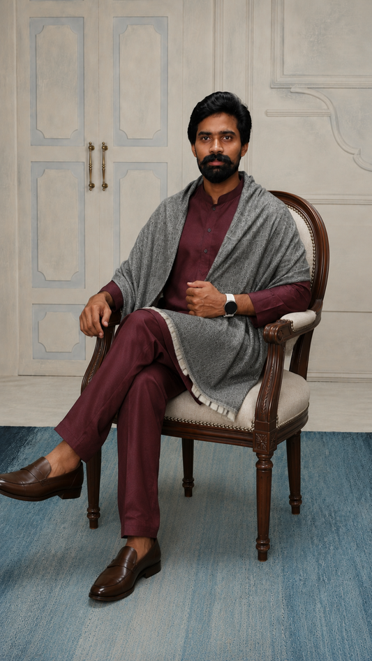 Premium Texture Rabbit Wool Men Wear