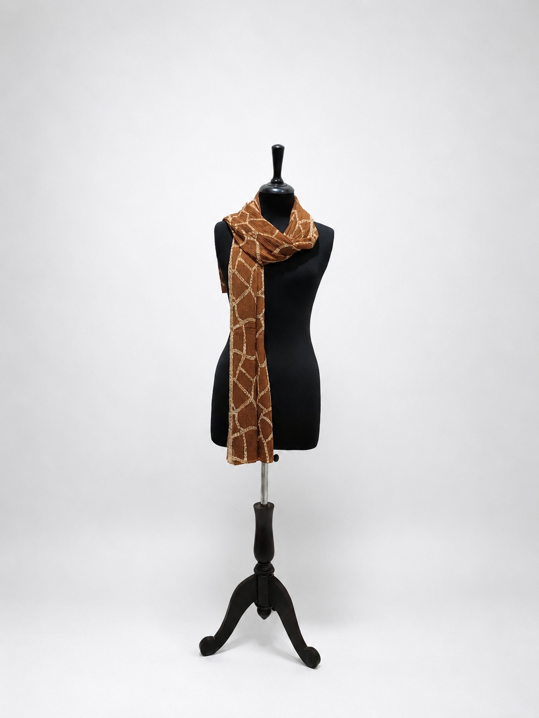 Luxury Crinkle-Chiffon Stole