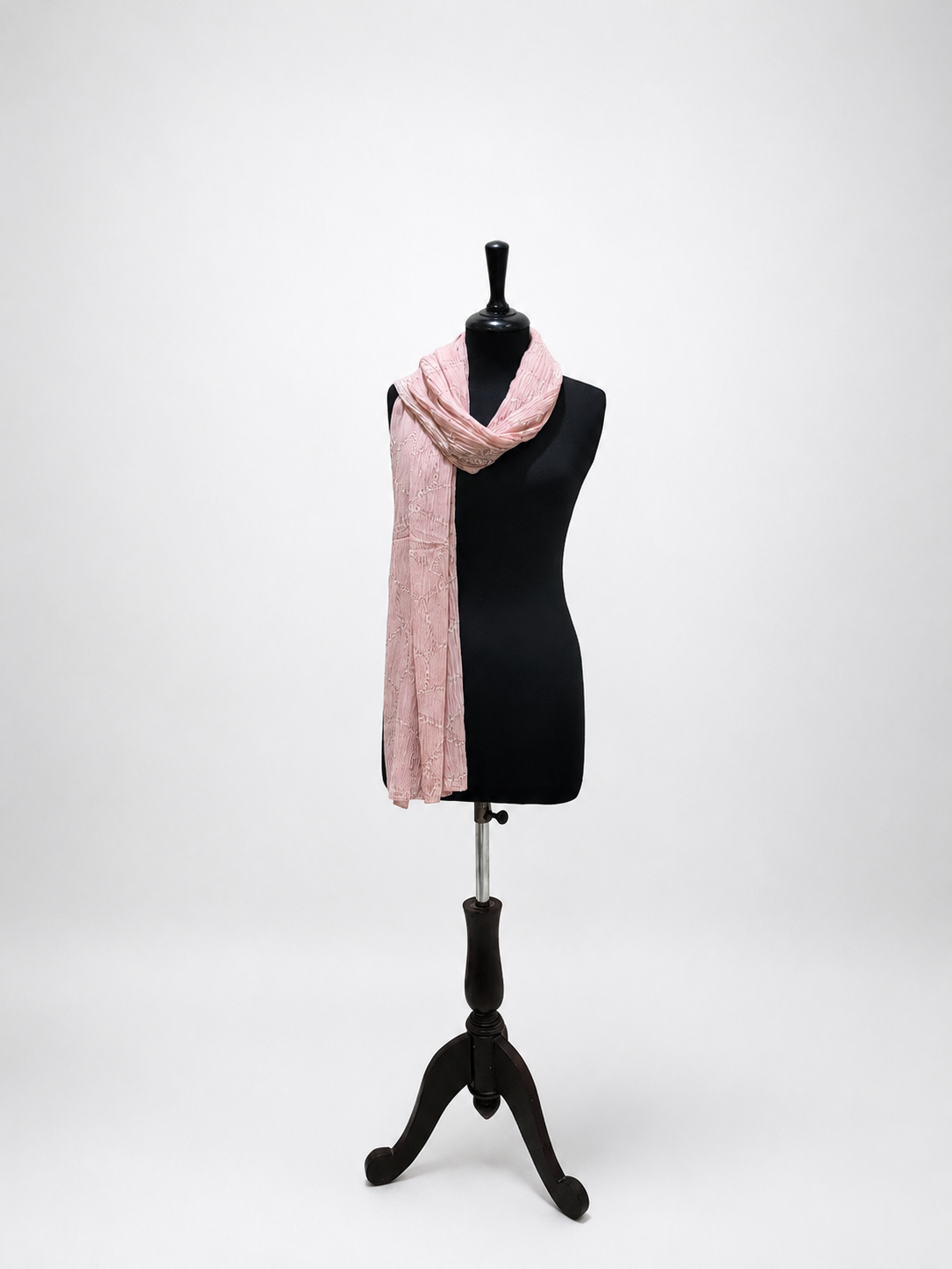 Luxury Crinkle-Chiffon Stole