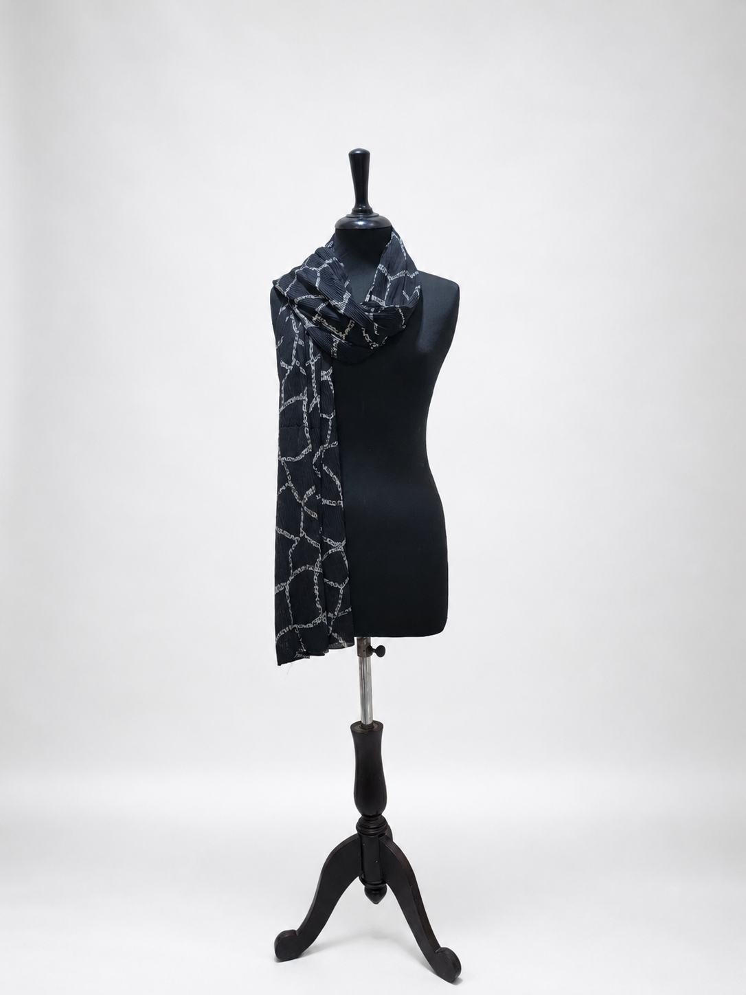 Luxury Crinkle-Chiffon Stole