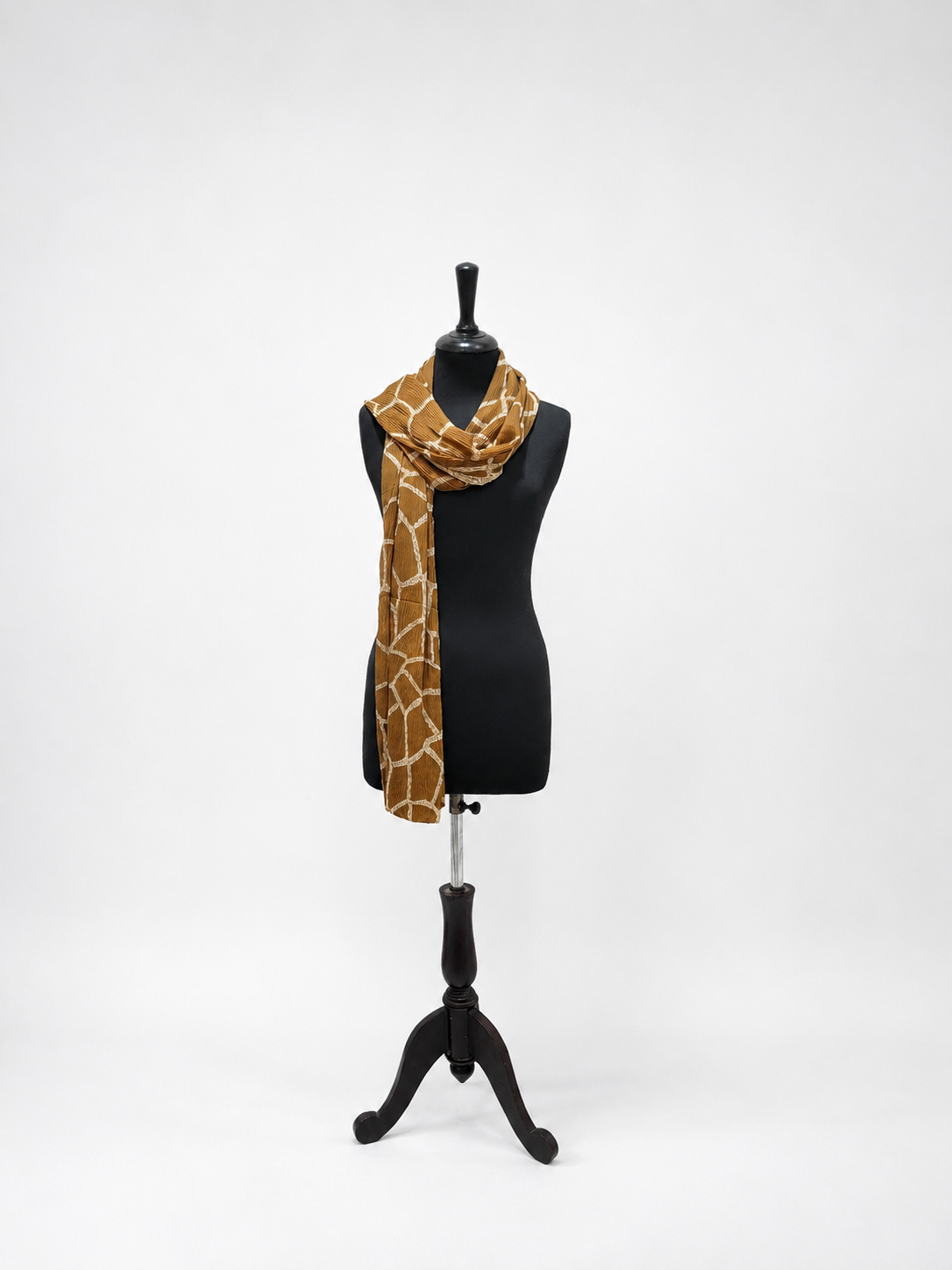 Luxury Crinkle-Chiffon Stole