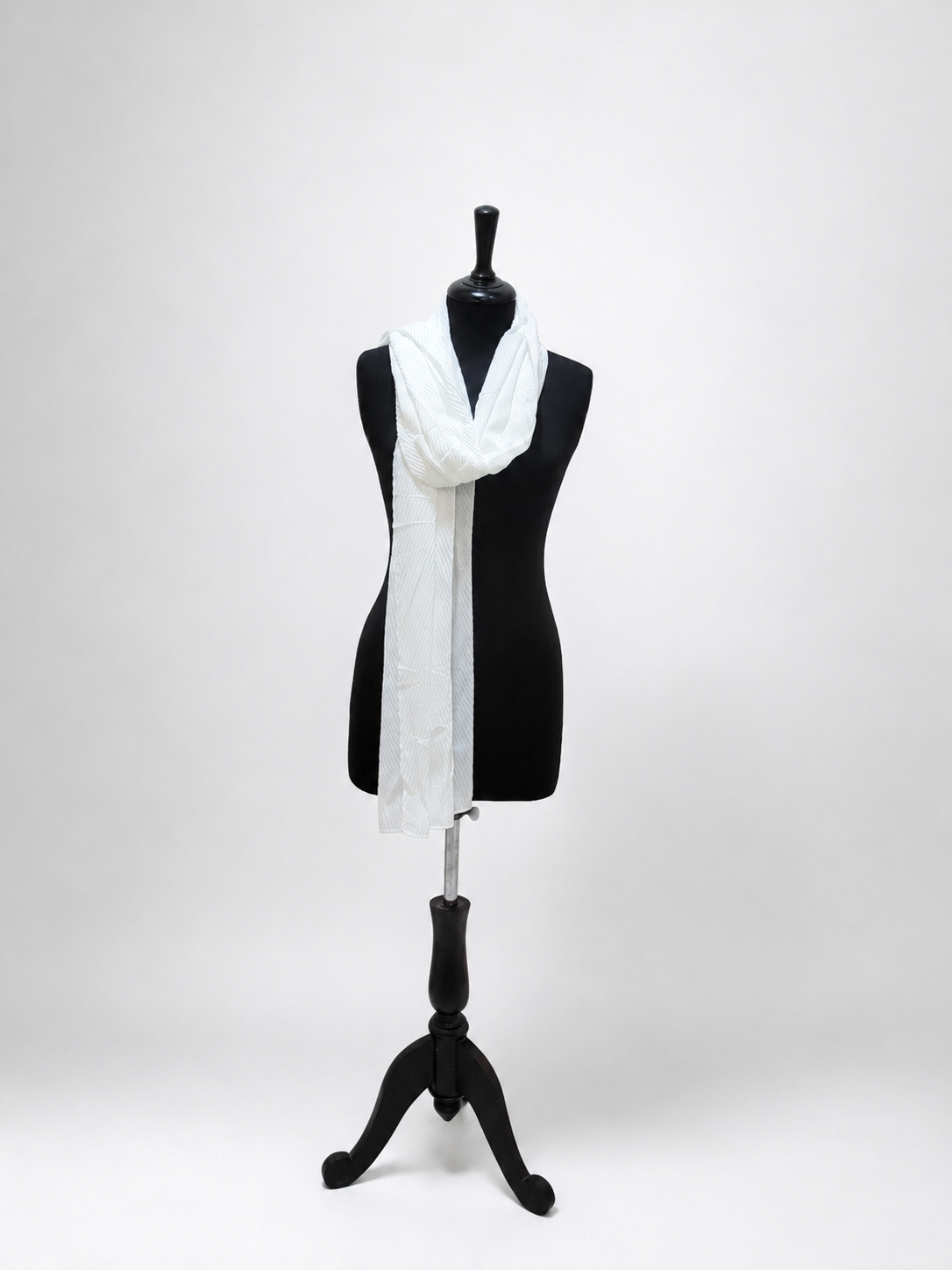 Luxury Crinkle-Chiffon Stole