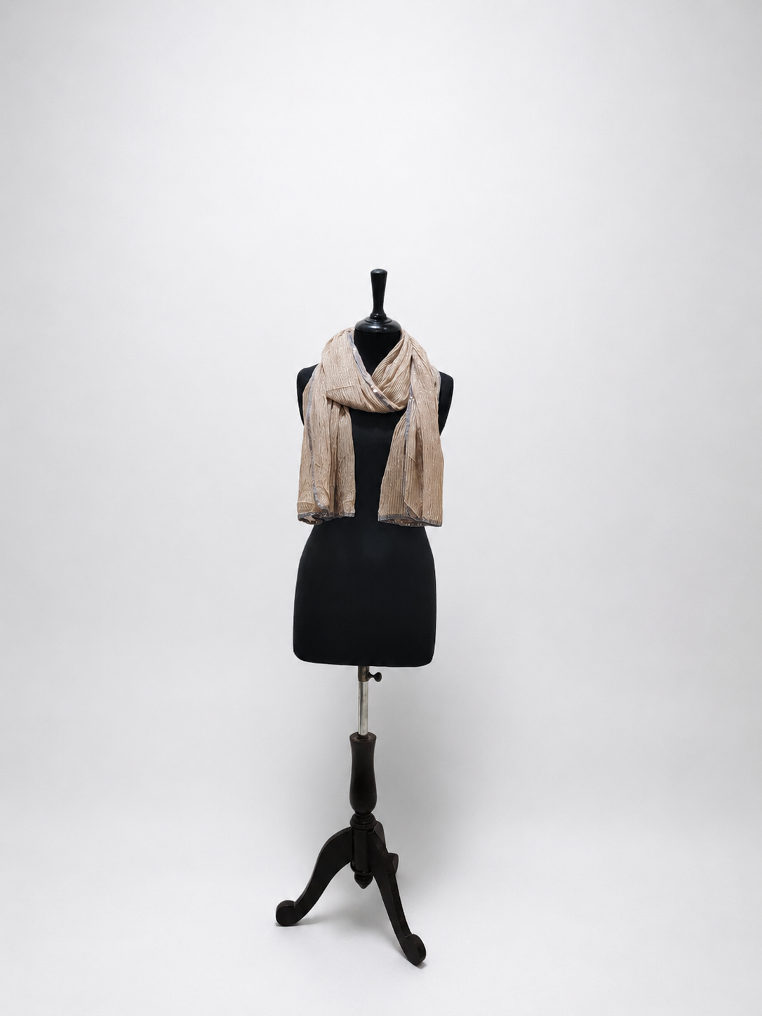 Luxury Crinkle-Tilla Chiffon Stole
