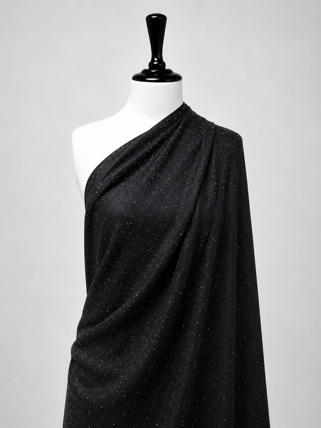 Midnight Crystal Premium Wool Stole