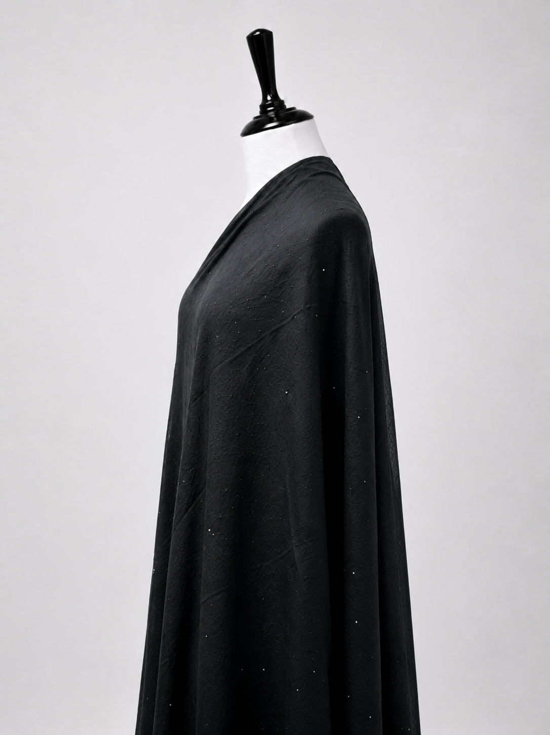Midnight Crystal Premium Wool Stole